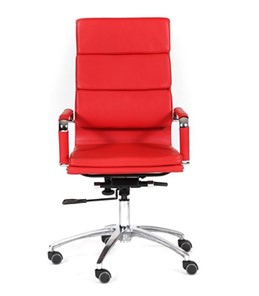 Офисное кресло CHAIRMAN 750 экокожа красная в Элисте - предосмотр 1